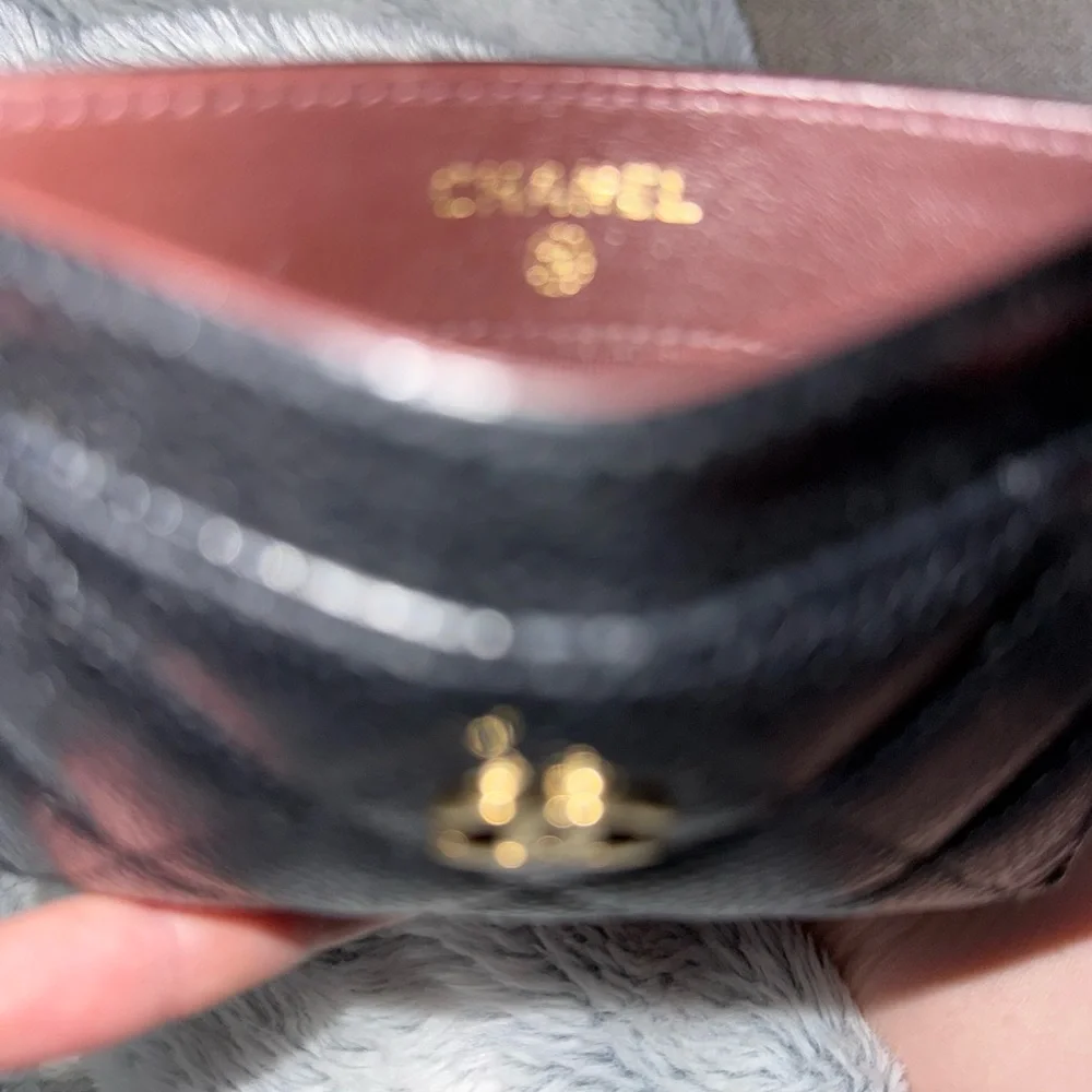 Chanel Black Quilted Caviar Leather Wallet - Picture 3 of 9